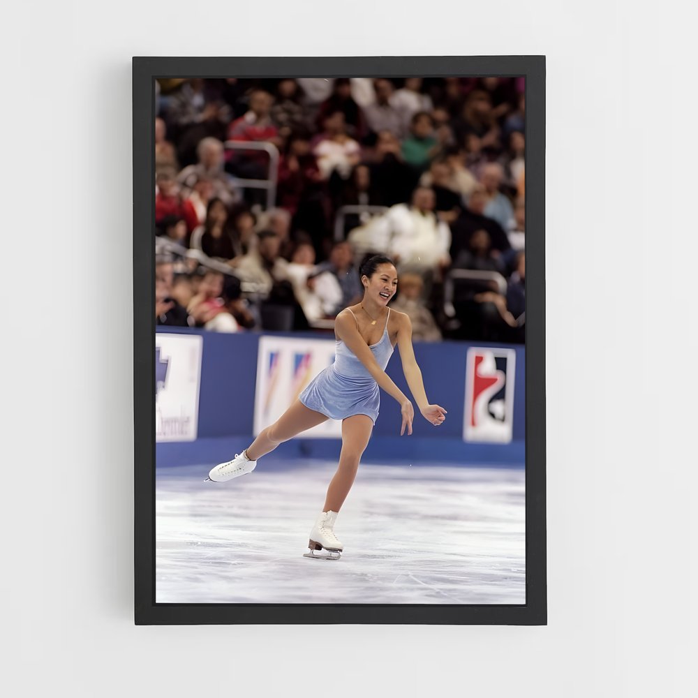Poster Michelle kwan tournée – affiche Patinage artistique (vue 2)